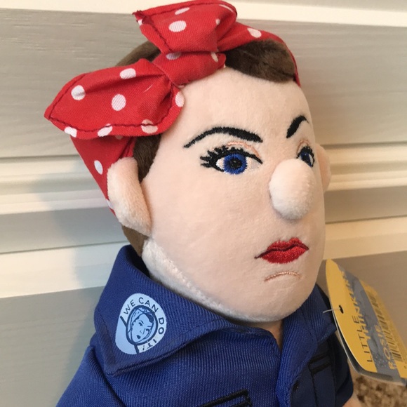 NWT The Unemployed Philosophers Guild Rosie the Riveter Plush Doll - Picture 4 of 10